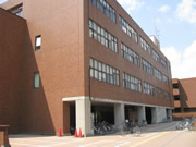 Campus's main plaza and our Rikakei Building